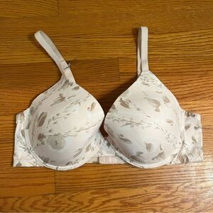 Anne Klein tshirt bra floral print size 40D